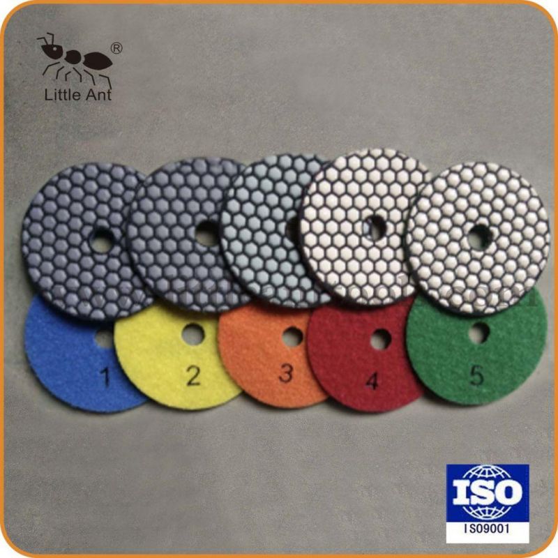 5 Steps China Famous Brand 4 Inch Dry Polishing Pad
