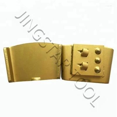 Concrete Grinding Diamond Tools Diamond Grinding Shoes with Double Rectangle Segments