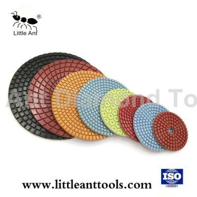 Diamond Polishing Pad Wet Used Flexible Abrasive Pad for Granite Polishing