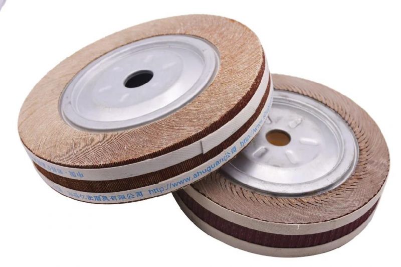 High Quality Wear-Resisting 100-350mm Aluminium Oxide Flap Wheel for Grinding Stainless Steel and Metal