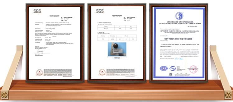 Low Breakage Rate Forged Steel Grinding Media with ISO Certificate