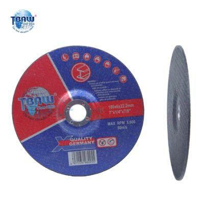 6mm Thick Best Selling Grinding Wheel 7inch 180X6.0X22mm