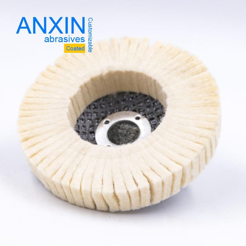 Woolen Radial Flap Disc for Stainless Steel Finishing Polish