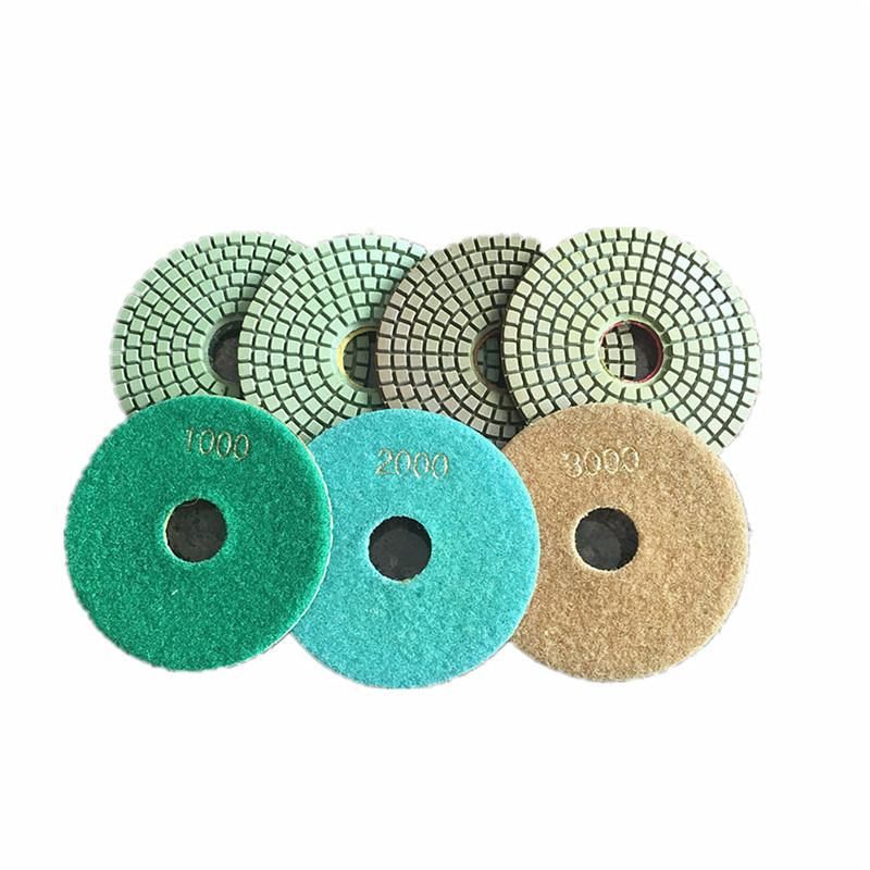 Factory Stone Marble Granite Grinding Diamond 9 Inch Wet Polishing Pad