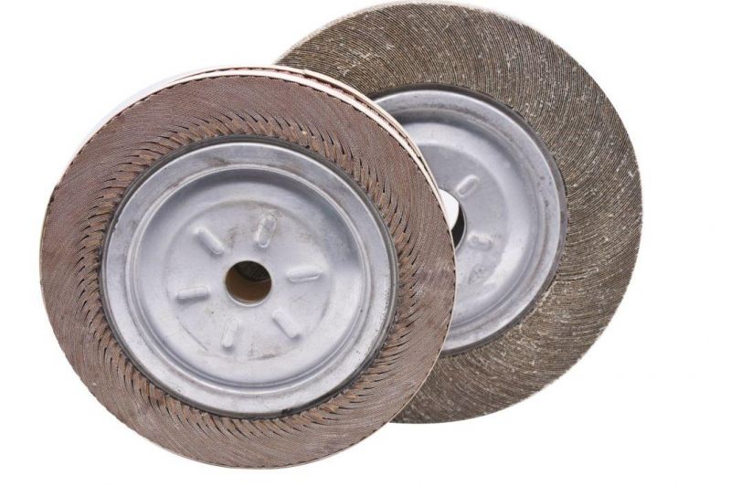 High Quality Premium Wear-Resisting 100-350mm Aluminium Oxide Flap Wheel for Grinding Stainless Steel and Metal