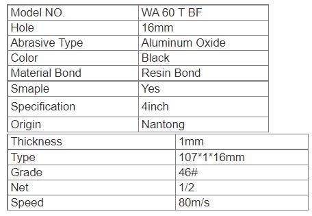 China Factory Cutting Disc Cutting and Cutting Wheel/ 4 Inch Abrasive Cut off Wheel