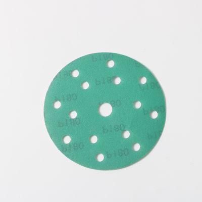 Green Pet Backing Abrasive Velcro Sanding Disc