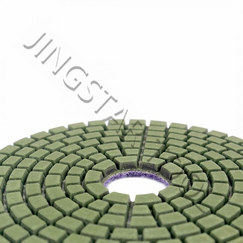 3-Step Diamond Polishing Pads for Wet or Dry Granite Polishing and Marble Polishing