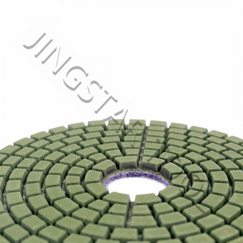 3-Step Diamond Polishing Pads for Wet or Dry Granite Polishing and Marble Polishing