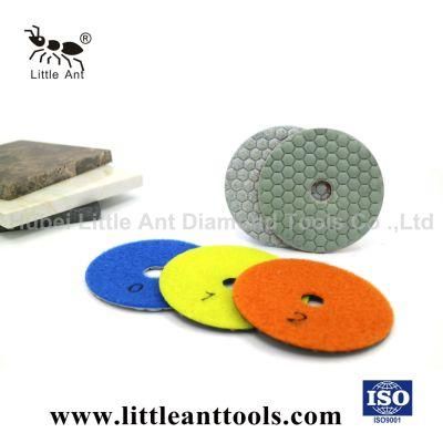 100mm Resin Bond Diamond Tools Floor Polishing Pad for Marble Granite