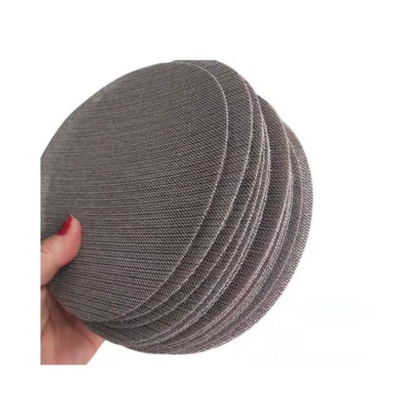 High Quality Disc Dust Free 4.5 Inch Net Sanding Mesh Discs Screen Hook and Loop Sanding Disc