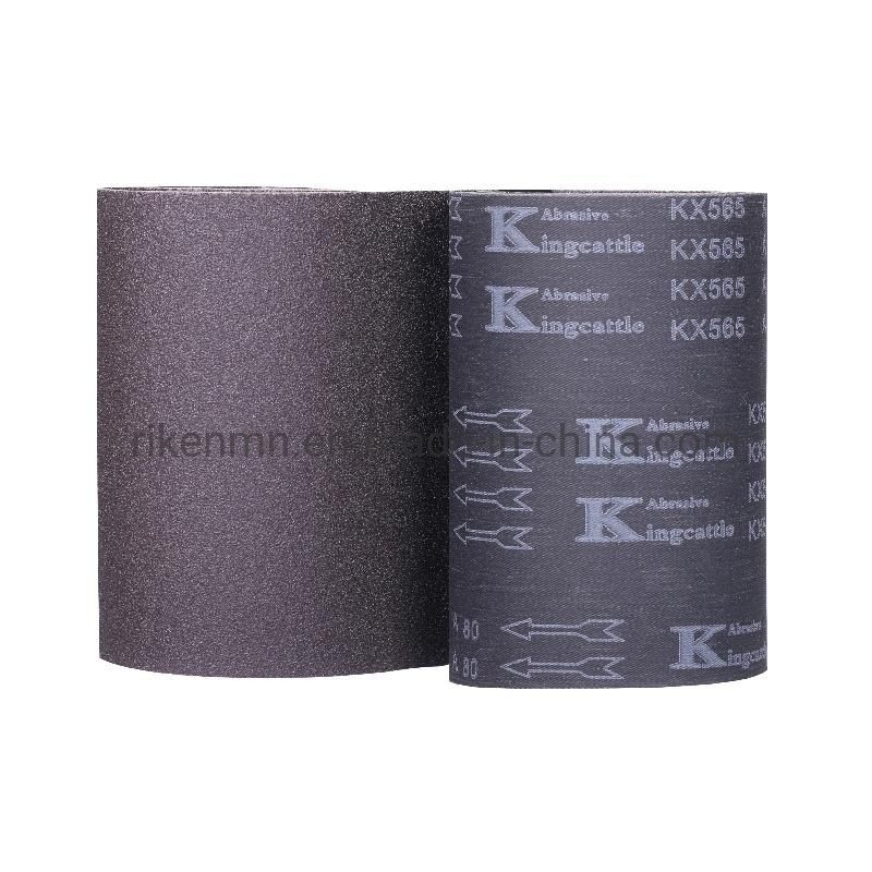 Nylon Aluminum Oxide Flexible Abrasive Cloth Roll for Grinding Wood Metal