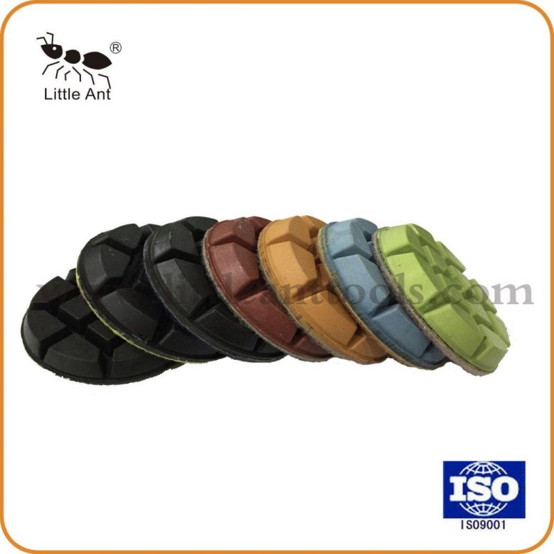3 Inch Metal Bond Floor Polishing System Diamond Grinding Pads for Concrete Marble Granite