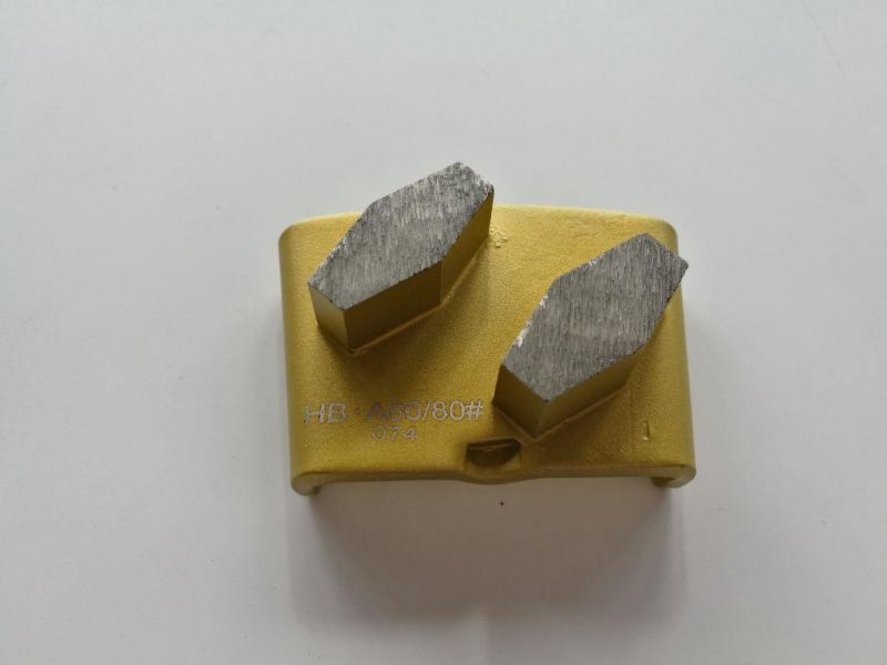 HTC Two Bars Diamond Grinding Shoe for Concrete Terrazo Floor