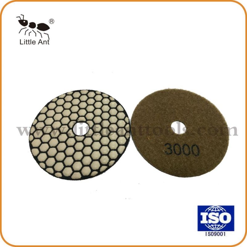 4 Inch Dry Flexible Diamond Polishing Pad for Granite