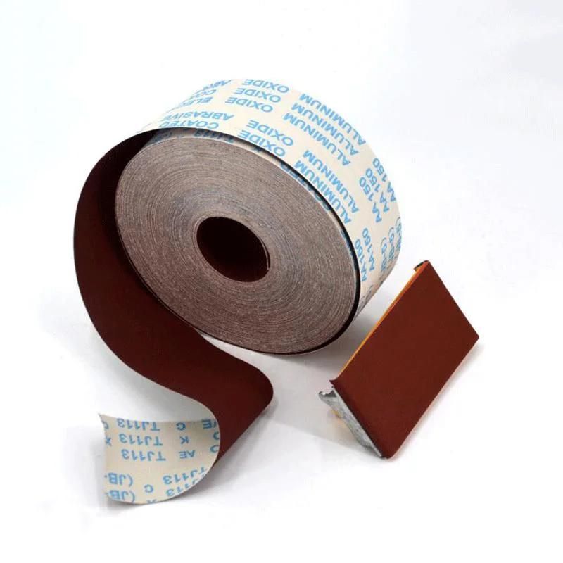 Soft Backing Abrasive Customized Sand Cloth Rolls Abrasive Sandpaper Roll