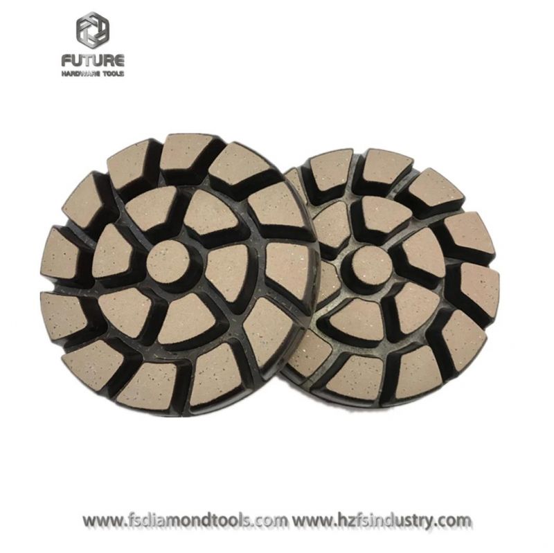 3 Inch Cooper Transitional Resin Puck Concrete Polishing Pads