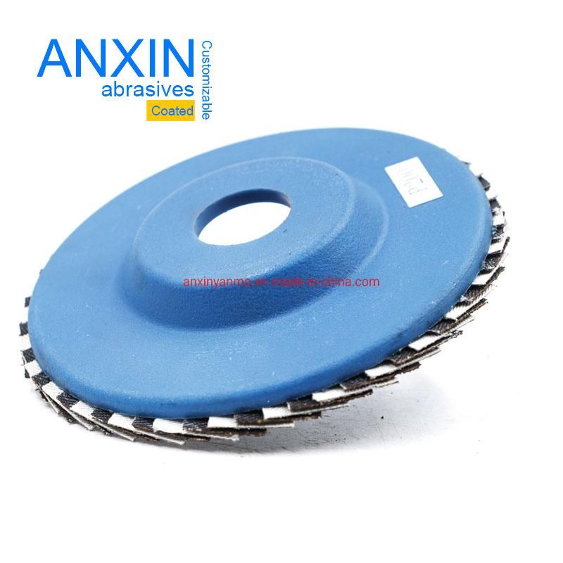 Diamond Flap Disc Interleaved with Silicon Carbide Cloth