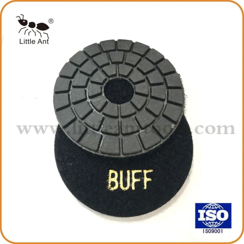 White Buff Wet Polishing Pad for Granite and Marble Processing