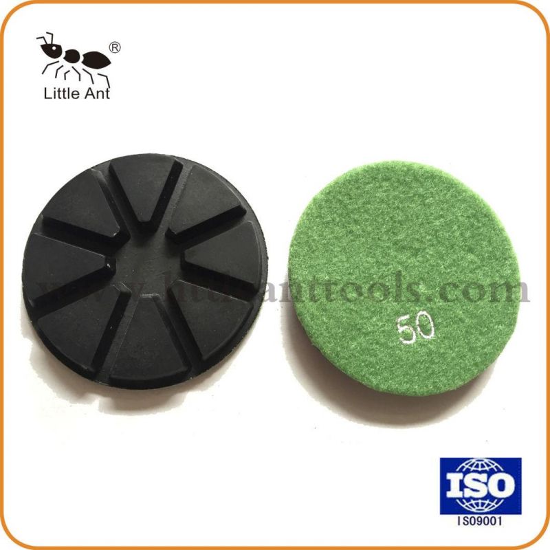 4 Inch 11mm Diamond Resin Bond Polishing Pad Concrete Polishing Pad