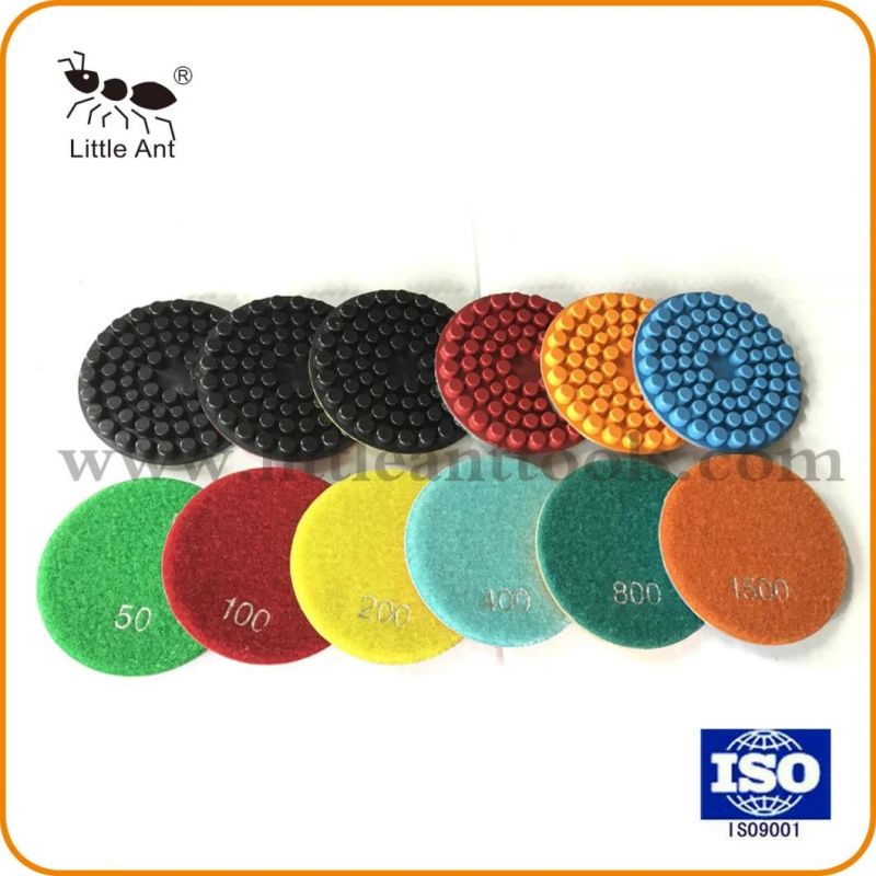 High Quality 4 Inch Concrete Polishing Pad for Dry/Wet Use