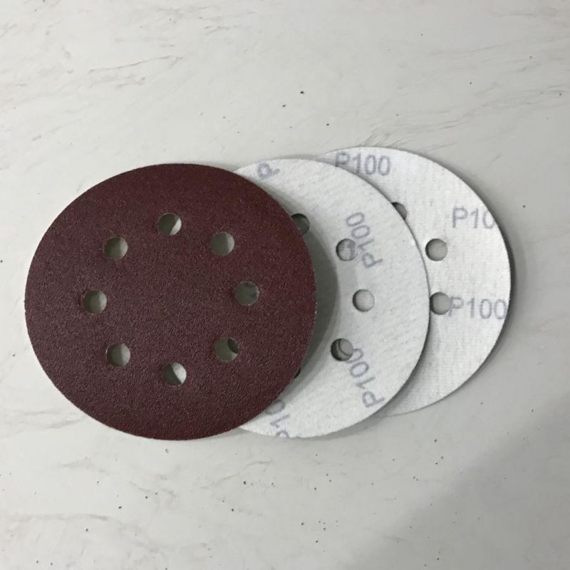 Hook and Loop Multi Holes Zirconia Alumina Abrasive Customizable Oxide Flap Cutting Wheel Grinding Discs for for Polishing Stainless Steel Metal