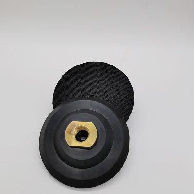 Flexible Marble Polishing Pads Backer Diameter 5inch 125mm Rubber Backer Pad for Angle Grinder