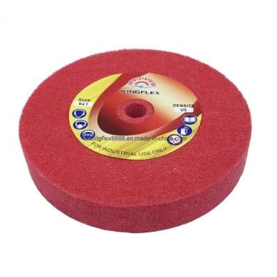 Non Woven Wheel, 150X25mm, U5/9p, Red Color