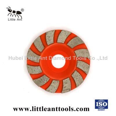China Factory 100mm Turbo Diamond Concrete Gring Cup Wheel