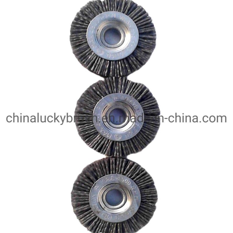 150mm Nylon Abrasive Round Wheel Brush (YY-268)