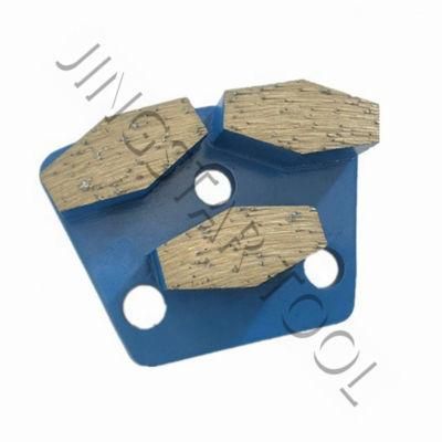 Trapezoid Magnetic Diamond Grinding Shoes Diamond Grinding Tools for Concrete