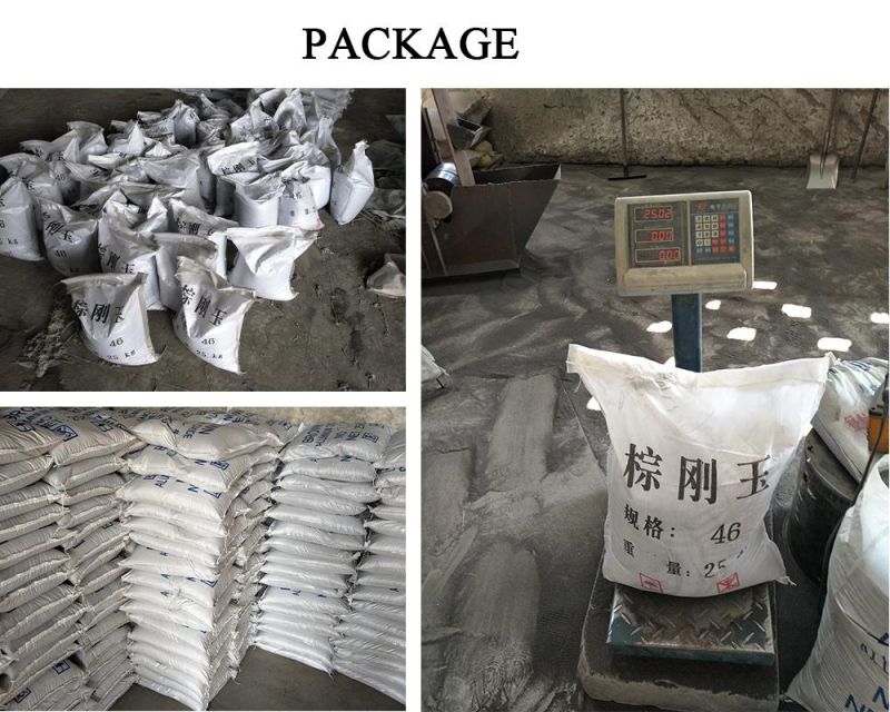 Blasting Media Brown Corundum Abrasive Brown Aluminum Oxide