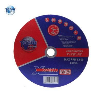 9&prime;&prime; Cut off Disc Abrasive Cutting Wheel with Good Quality for Europe