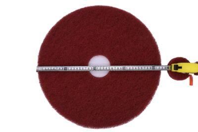 Abrasive Tools 43*43*3cm Red Fiber Disc Cleaning Polishing Pad for Floor Wood Stone Sanding Grinding Buffing