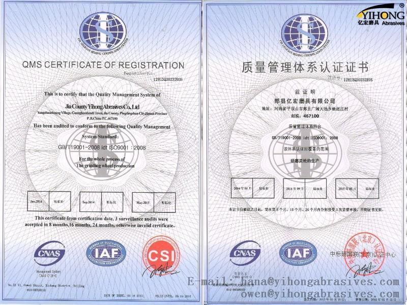 High Quality Grinding Wheel for Steel, Stainless Steel, Glass