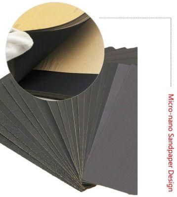 Abrasive Sandpaper Sheets 120 to 5000 Grit Wet Dry Waterproof Sandpaper Assortment for Automotive Metal