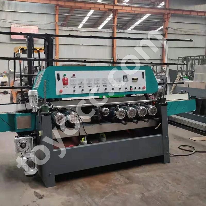 Furniture Decorative Glass Automation Mirror Horizontal Glass Polishing Beveling Machine Sale