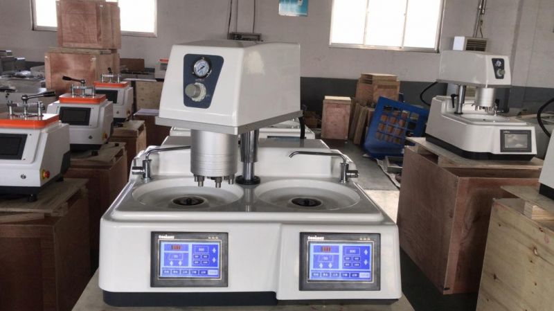 MP-2b Double Disc Metallographic Grinding Polishing Machine with Certification
