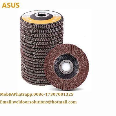 4.5 Inch Flap Discs - 20PCS 40 60 80 120 Grit Assorted Sanding Grinding Wheels, Aluminum Oxide Abrasives