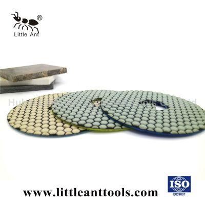 3 Inch Hot Sale Diamond Flexible Dry Polishing Pads for Marble/Granite