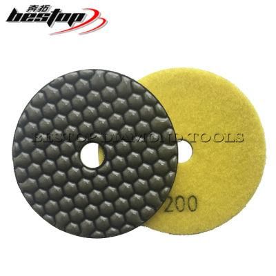 4&quot; Dry Diamond Polishing Pads for Granite Marble Concrete Stone