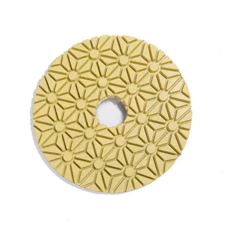 4 Inch 3 Steps Polishing Pads for Granite Concrete Polishing Pad