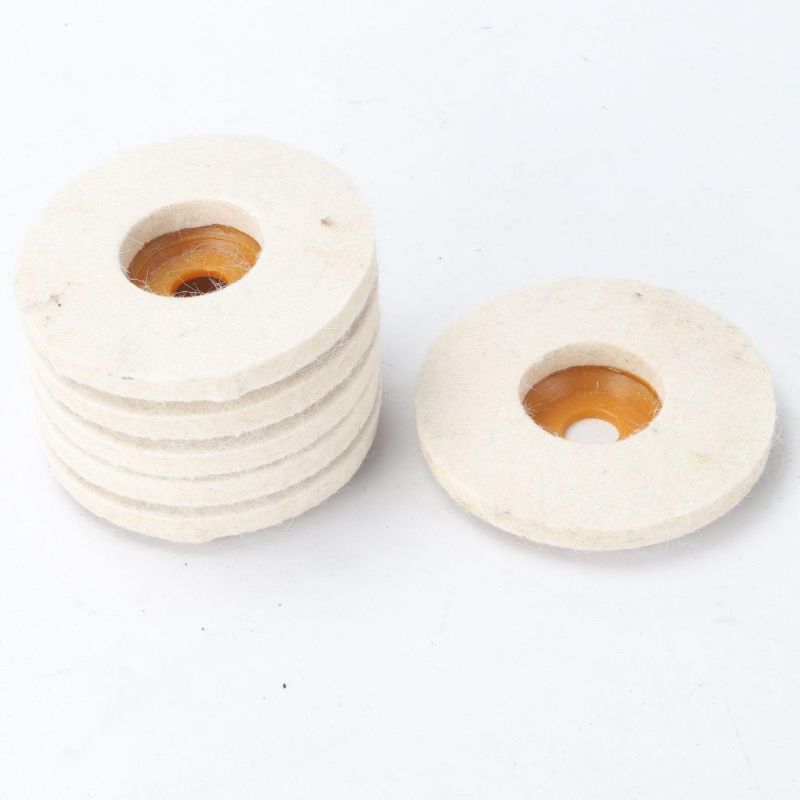 100% Wool Felt Polishing Wheel for Glass