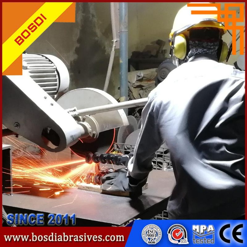 14" Chopsaw Cutting Wheel/Cutting Disc for Cut Metal, Stainless Steel and Iron, High Quality Bosdi Brand Sale Popular in Europe and America.