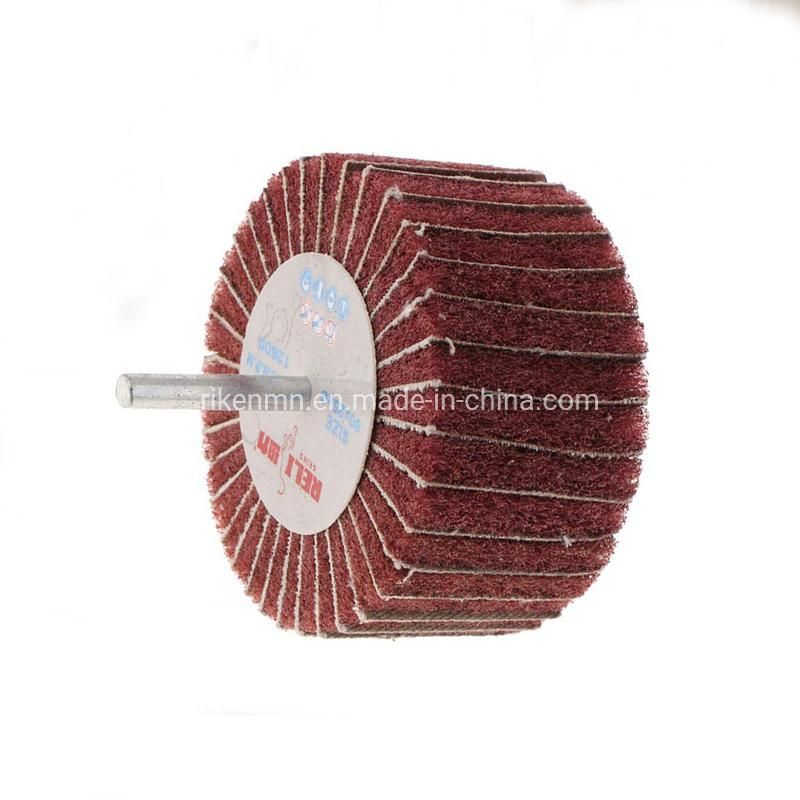 Electric Emery Cloth Sand Paper Wire Drawing Polishing Grinding Wheel Flap Wheel for Stainless Steel