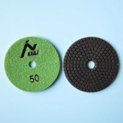 Qifeng Power Tool 80mm Diamond Floor, Concrete Wet Polishing Pad