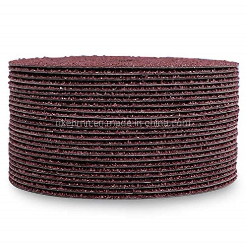 Red Color 7"Aluminum Oxide Abrasive Fiber Disc for Grinding P24-P120 Free Sample