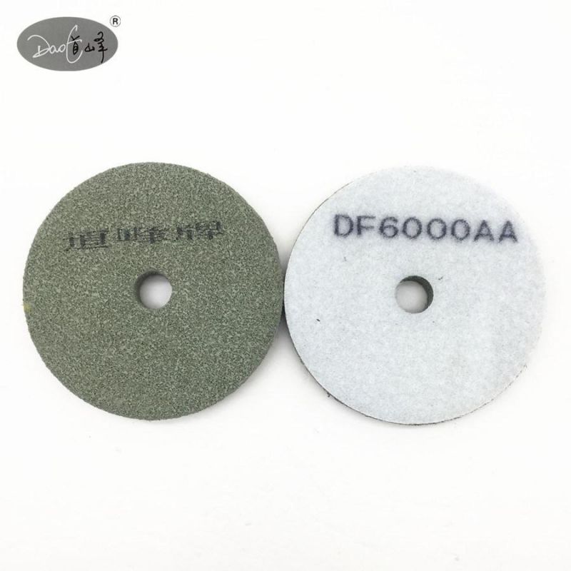 Daofeng 3inch 80mm Diamond Sponge Polishing Pad for Marble Quartz