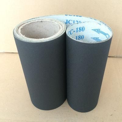 Machine Use Silicon Carbide Middle Soft Abrasive Cloth Jc122 180#