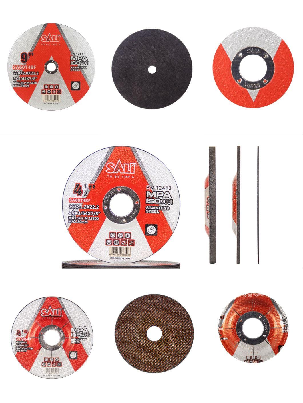 Sali High Quality Abrasive Stainless Steel Inox Cutting Disc